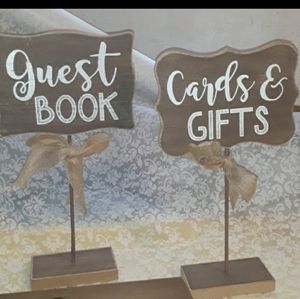 👰🏿🤵🏾Wedding Signs